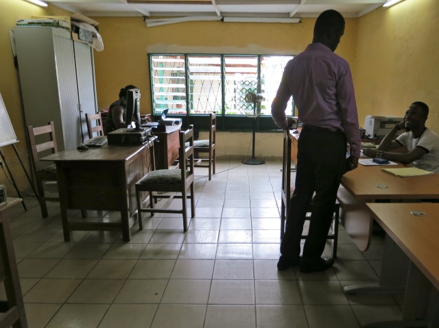 Staff at Alternatives-Cameroun centre in Douala