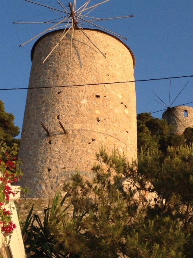 Ancient windmill on Hydra